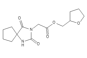 2-(2,4-diketo-1,3-diazaspiro[4.4]nonan-3-yl)acetic Acid Tetrahydrofurfuryl Ester