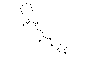 N-[3-keto-3-(N'-oxazol-5-ylhydrazino)propyl]cyclohexanecarboxamide