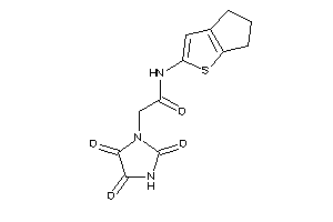 N-(5,6-dihydro-4H-cyclopenta[b]thiophen-2-yl)-2-(2,4,5-triketoimidazolidin-1-yl)acetamide