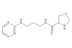 N-[3-(2-pyrimidylamino)propyl]thiazolidine-4-carboxamide