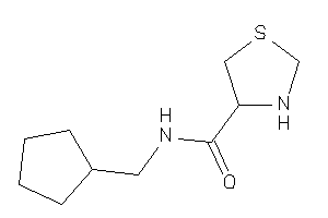 N-(cyclopentylmethyl)thiazolidine-4-carboxamide