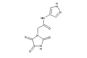 N-(1H-pyrazol-4-yl)-2-(2,4,5-triketoimidazolidin-1-yl)acetamide