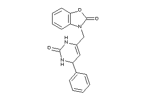 Image of 3-[(2-keto-4-phenyl-3,4-dihydro-1H-pyrimidin-6-yl)methyl]-1,3-benzoxazol-2-one