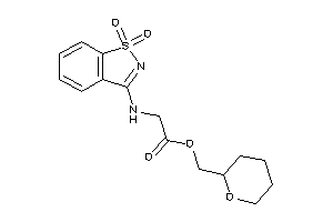 2-[(1,1-diketo-1,2-benzothiazol-3-yl)amino]acetic Acid Tetrahydropyran-2-ylmethyl Ester