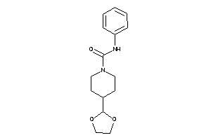 4-(1,3-dioxolan-2-yl)-N-phenyl-piperidine-1-carboxamide