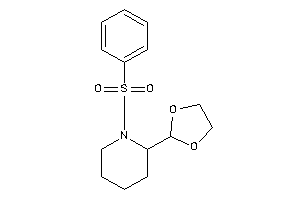 1-besyl-2-(1,3-dioxolan-2-yl)piperidine