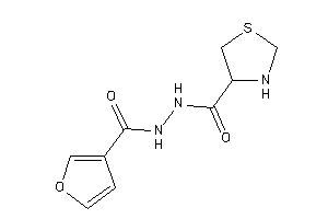 N'-(3-furoyl)thiazolidine-4-carbohydrazide