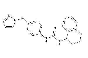 1-[4-(pyrazol-1-ylmethyl)phenyl]-3-thiochroman-4-yl-urea