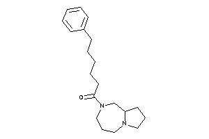 1-(1,3,4,5,7,8,9,9a-octahydropyrrolo[1,2-a][1,4]diazepin-2-yl)-6-phenyl-hexan-1-one