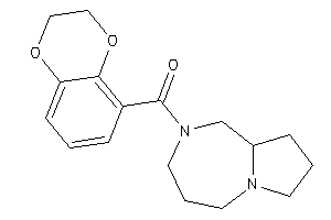 1,3,4,5,7,8,9,9a-octahydropyrrolo[1,2-a][1,4]diazepin-2-yl(2,3-dihydro-1,4-benzodioxin-5-yl)methanone