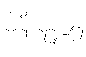 N-(2-keto-3-piperidyl)-2-(2-thienyl)thiazole-5-carboxamide