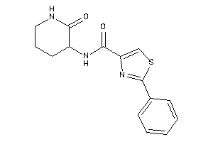 N-(2-keto-3-piperidyl)-2-phenyl-thiazole-4-carboxamide