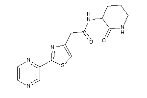 N-(2-keto-3-piperidyl)-2-(2-pyrazin-2-ylthiazol-4-yl)acetamide