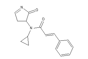 Image of N-cyclopropyl-N-(2-keto-1-pyrrolin-3-yl)-3-phenyl-acrylamide