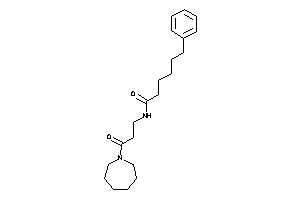 N-[3-(azepan-1-yl)-3-keto-propyl]-6-phenyl-hexanamide