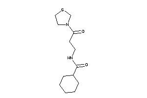 N-(3-keto-3-thiazolidin-3-yl-propyl)cyclohexanecarboxamide