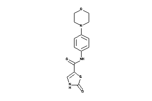 2-keto-N-(4-morpholinophenyl)-4-thiazoline-5-carboxamide