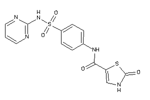 2-keto-N-[4-(2-pyrimidylsulfamoyl)phenyl]-4-thiazoline-5-carboxamide