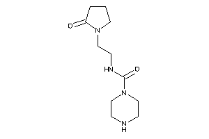 N-[2-(2-ketopyrrolidino)ethyl]piperazine-1-carboxamide