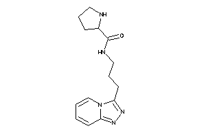 N-[3-([1,2,4]triazolo[4,3-a]pyridin-3-yl)propyl]pyrrolidine-2-carboxamide