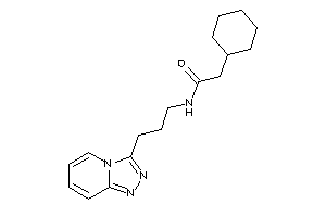 2-cyclohexyl-N-[3-([1,2,4]triazolo[4,3-a]pyridin-3-yl)propyl]acetamide