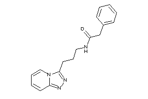 2-phenyl-N-[3-([1,2,4]triazolo[4,3-a]pyridin-3-yl)propyl]acetamide