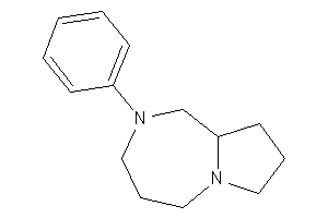 2-phenyl-1,3,4,5,7,8,9,9a-octahydropyrrolo[1,2-a][1,4]diazepine