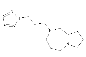 2-(3-pyrazol-1-ylpropyl)-1,3,4,5,7,8,9,9a-octahydropyrrolo[1,2-a][1,4]diazepine