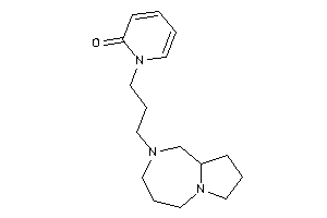 1-[3-(1,3,4,5,7,8,9,9a-octahydropyrrolo[1,2-a][1,4]diazepin-2-yl)propyl]-2-pyridone