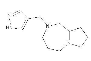 2-(1H-pyrazol-4-ylmethyl)-1,3,4,5,7,8,9,9a-octahydropyrrolo[1,2-a][1,4]diazepine