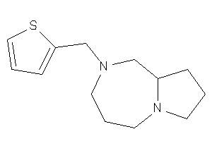Image of 2-(2-thenyl)-1,3,4,5,7,8,9,9a-octahydropyrrolo[1,2-a][1,4]diazepine