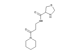 N-(3-keto-3-piperidino-propyl)thiazolidine-4-carboxamide