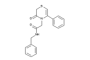 N-benzyl-2-(3-keto-5-phenyl-1,4-thiazin-4-yl)acetamide