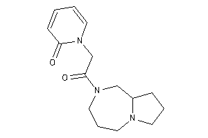 1-[2-(1,3,4,5,7,8,9,9a-octahydropyrrolo[1,2-a][1,4]diazepin-2-yl)-2-keto-ethyl]-2-pyridone