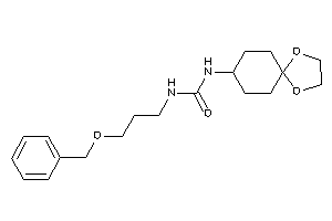 1-(3-benzoxypropyl)-3-(1,4-dioxaspiro[4.5]decan-8-yl)urea