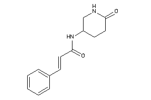 N-(6-keto-3-piperidyl)-3-phenyl-acrylamide