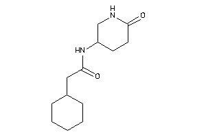 2-cyclohexyl-N-(6-keto-3-piperidyl)acetamide