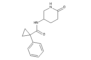 N-(6-keto-3-piperidyl)-1-phenyl-cyclopropanecarboxamide