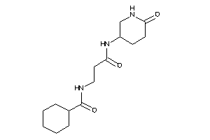 N-[3-keto-3-[(6-keto-3-piperidyl)amino]propyl]cyclohexanecarboxamide