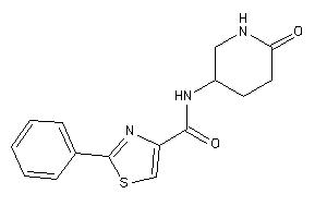 N-(6-keto-3-piperidyl)-2-phenyl-thiazole-4-carboxamide