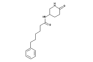 N-(6-keto-3-piperidyl)-6-phenyl-hexanamide