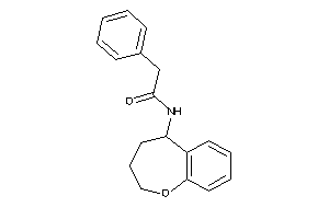 2-phenyl-N-(2,3,4,5-tetrahydro-1-benzoxepin-5-yl)acetamide