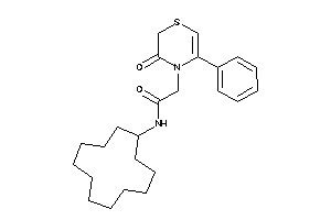 N-cyclododecyl-2-(3-keto-5-phenyl-1,4-thiazin-4-yl)acetamide