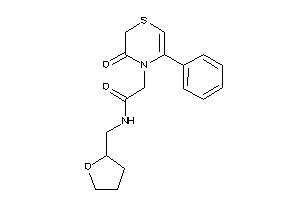 2-(3-keto-5-phenyl-1,4-thiazin-4-yl)-N-(tetrahydrofurfuryl)acetamide