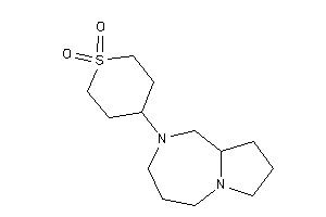 4-(1,3,4,5,7,8,9,9a-octahydropyrrolo[1,2-a][1,4]diazepin-2-yl)thiane 1,1-dioxide