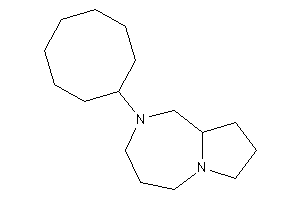 2-cyclooctyl-1,3,4,5,7,8,9,9a-octahydropyrrolo[1,2-a][1,4]diazepine