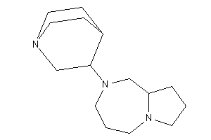 2-quinuclidin-3-yl-1,3,4,5,7,8,9,9a-octahydropyrrolo[1,2-a][1,4]diazepine