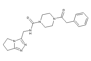 N-(6,7-dihydro-5H-pyrrolo[2,1-c][1,2,4]triazol-3-ylmethyl)-4-(2-phenylacetyl)piperazine-1-carboxamide