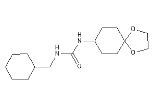1-(cyclohexylmethyl)-3-(1,4-dioxaspiro[4.5]decan-8-yl)urea