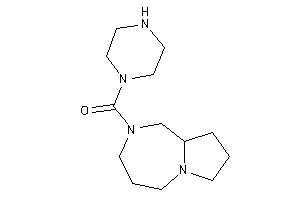 1,3,4,5,7,8,9,9a-octahydropyrrolo[1,2-a][1,4]diazepin-2-yl(piperazino)methanone